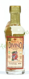 текила Миниатюрная бутылка Mezcal Divino Reposado 0.05 l