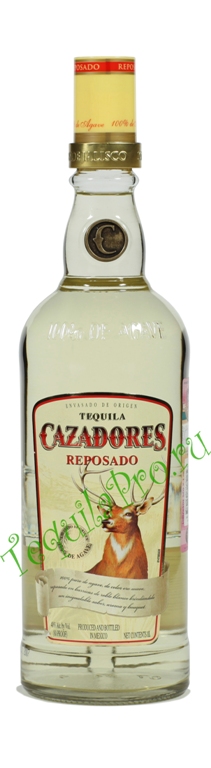 Текила Казадорес Репосадо 1 л Текила Cazadores Reposado 1 l