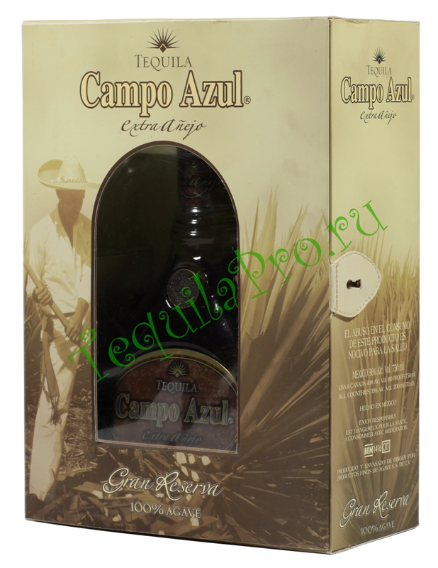 Текила Кампо Азул Экстра Аньехо Текила Campo Azul Extra Anejo