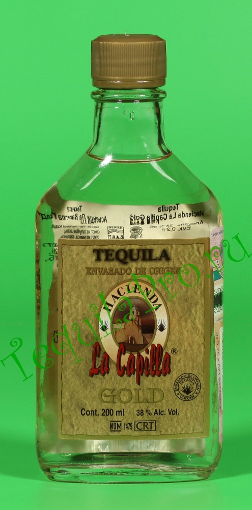 Текила Асьенда Ла Капилла Голд 0.2 л Текила Hacienda La Capilla Gold 0.2 l