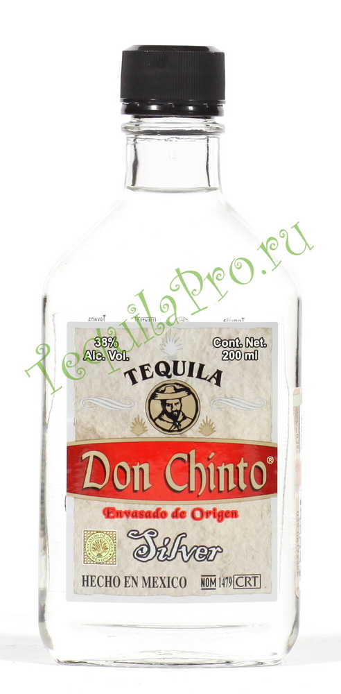 Текила Дон Чинто Сильвер 0,2 л Текила Don Chinto Silver 0,2 l